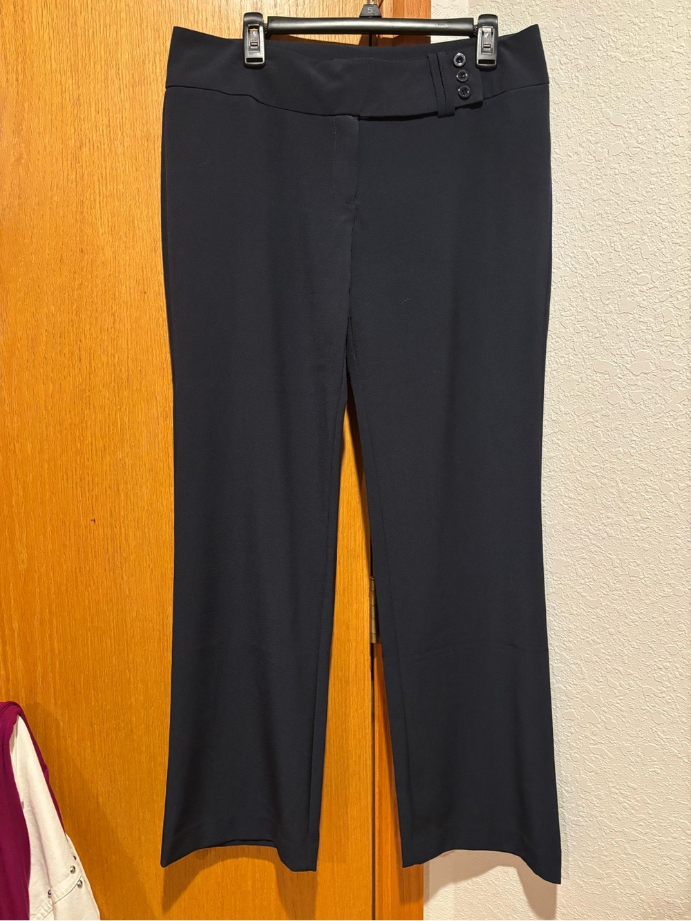 Women's Navy Blue Dress Pants Slacks